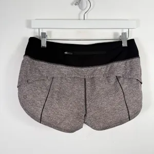 Lululemon Speed Up Short 2.5" Heather Lux Multi Black Grey Gym Athletic Womens 4 thumbnail 3
