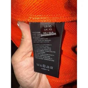 Urban Outfitters Size XS Ashley Pelmit Fitted Mini Skirt Red‎ Orange thumbnail 5