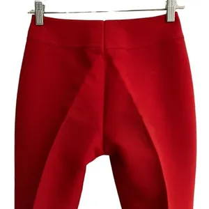 Vintage Bogner Ski Pants Wide Leg Stirrup‎ Red Wool Women's 6 READ thumbnail 3