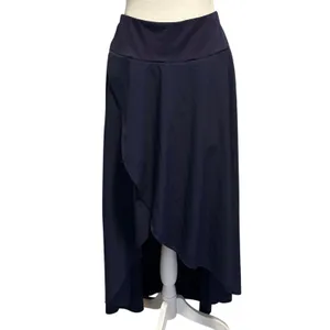 Halara Size L Breezeful High Waisted High Low Ruffle 2 in 1 Skirt Patriot Blue thumbnail 3