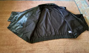 Marc New York Andrew Marc Black Coated Cropped Moto Jacket NWT Shiny M thumbnail 6