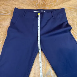 Betabrand Class DPYP Dress Pant Yoga Pant Straight Navy Blue W0076 Size Small thumbnail 8