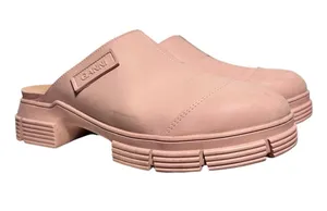 GANNI Mules in Pink Nectar Size 40 9.5 full set thumbnail 1