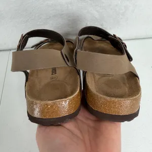 Cushionaire 10M Sandals Lauri Brown Slingback Buckle Comfort Leather Insole thumbnail 14