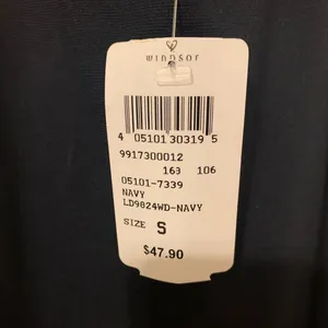 Navy Windsor Dress thumbnail 3