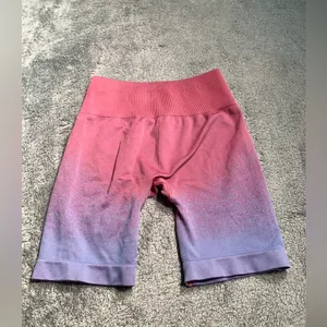 Gymshark blue pink bike workout shorts thumbnail 7