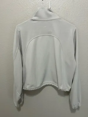 Lululemon Brushed Softstreme Half Zip Sweatshirt Size 8 Loungewear Comfy thumbnail 5