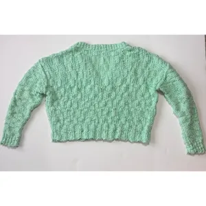 Free People Josephine Cotton Pullover Sweater Large Frozen Melon c3315 Boho‎ thumbnail 2