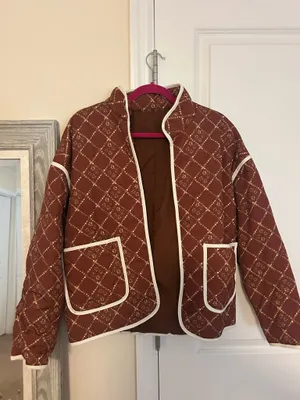 Quilted jacket patterned Brown Size none thumbnail 1