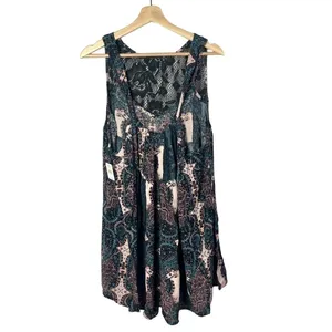 Free‎ People Count Me In Trapeze Mini Tunic Dress M thumbnail 4
