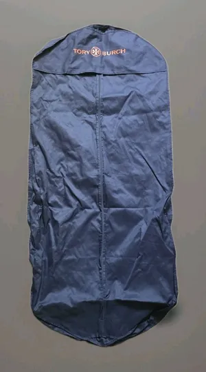 Tory Burch Navy Canvas Garment Bag with zipper measuring 24 X 53 thumbnail 1