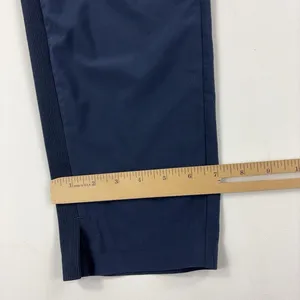 Athleta Brooklyn Mid Rise Ankle Pants Women's Size 6 Navy Ribbed Side Panels thumbnail 5