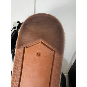 Rebecca Minkoff Espadrille Platform Sandals Women‎ 7.5 Leather Woven Minimalist thumbnail 4
