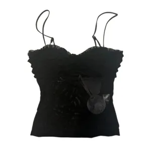 MORE TO COME Carmine Cami Top in Black, Size S thumbnail 4