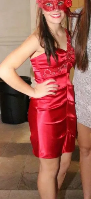 One-Shoulder XScape Formal Dress thumbnail 2