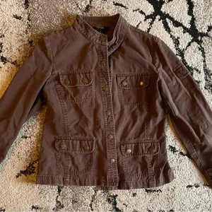 Brown denim jacket Size M thumbnail 1