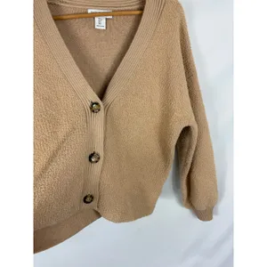 Rachel Zoe Brown Button Up Cardigan size Small thumbnail 2