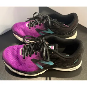 New Balance Womens 7.5 Solvi v2 Running Shoes Purple Black WSOLVRZ1 TruFuse thumbnail 8