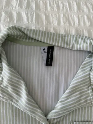Kohl's Green Striped PJ Set thumbnail 4