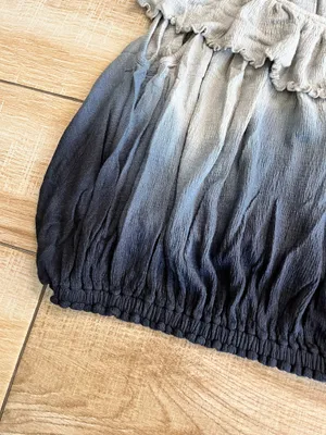 Womens Free People Grey/Blue Ombre Tank Top - XS thumbnail 3