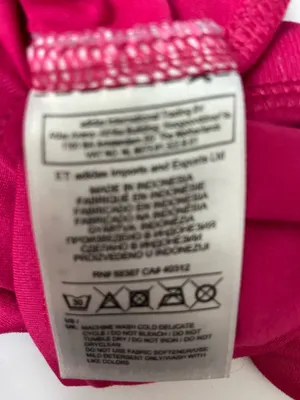Adidas pink workout shirt #fitness #gymwear #athletic #Y2K thumbnail 3