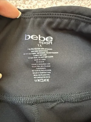 Bebe Athletic Capri Leggings with Side Stripe thumbnail 4