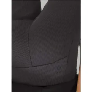 Lululemon Ribbed Softstreme Zip-Leg High-Rise Cropped Pants 25" Black Women’s 10 thumbnail 12
