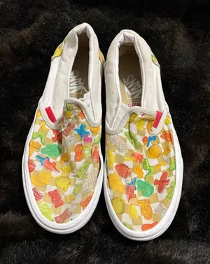 Vans x Haribo Classic Slip On Shoes Men's 6.5 Women 8 gummy bears thumbnail 1