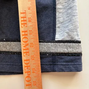 Lululemon Athletic Mini Skirt Womens 4 Navy Blue Grey Colorblock Sporty Skort‎ thumbnail 9