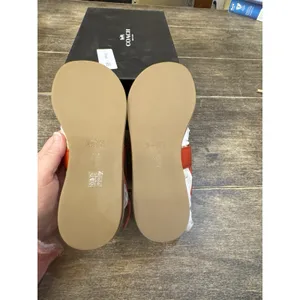 Coach Gracie Swagger Thong Sandals Burnt Orange Size‎ 5.5 New In Box thumbnail 10