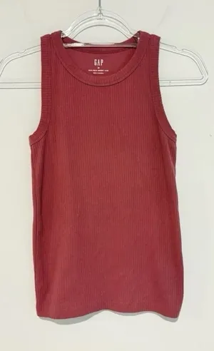Gap ribbed high neck ribbed‎ tank dry rose XS thumbnail 1