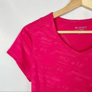 Tek Gear Hot Pink Short Sleeve Athletic Top‎ S thumbnail 4