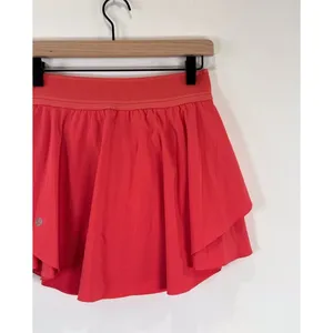 Lululemon Womens Skort Red Court Rival Swift High Rise Mini Skirt Lined Size 6 thumbnail 8