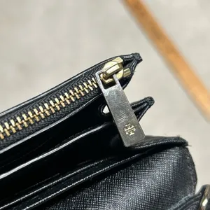 Tory Burch Purse Bag Crossbody Black Robinson Leather Wallet Vintage NO CHAIN** thumbnail 9
