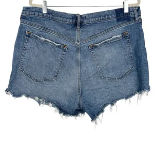 Abercrombie & Fitch High Rise Denim Mom Shorts 34/18 thumbnail 4
