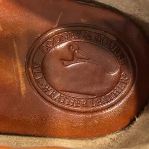 Dooney & Bourke Vintage Leather Boat Shoes Gray Brown Loafers Preppy Size 8 thumbnail 10