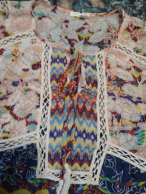 MEADOW RUE Anthro Batai Peasant Blouse Top thumbnail 4