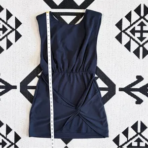 Free People Runaway Knit Sleeveless Mini Dress in Black Medium thumbnail 10