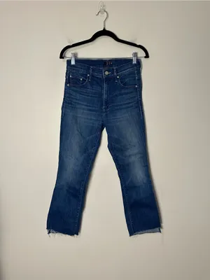 Mother The Insider Crop Step Fray Jeans Women’s Sz 27 thumbnail 2
