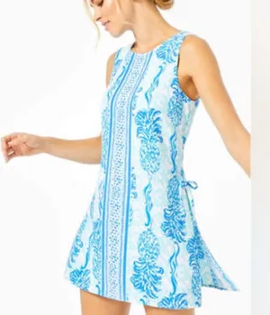 Lilly Pulitzer Donna Romper Bennet Blue thumbnail 1