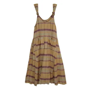 FREE PEOPLE Harper Striped Maxi Tank A-Line Swing Dress Women's Size Small thumbnail 4