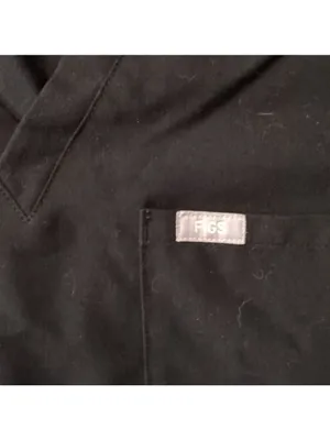 Figs Black Catarina Scrub Top Size XL thumbnail 3