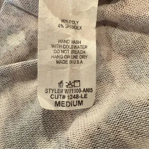 NVIU animal print hi-low pullover round neck long sleeve top size M used thumbnail 8