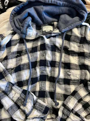 American Eagle Crop Flannel thumbnail 1