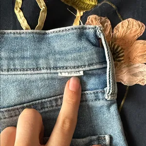 MOTHER Light Blue Wide Leg Jeans thumbnail 7