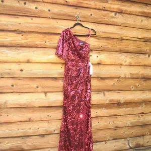 Mac Duggal Womens 93540 Sequin Gown Dress thumbnail 7