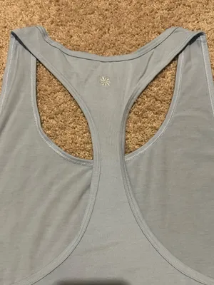 Athleta Light Blue Racerback Tank Top thumbnail 3