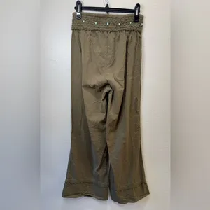Intimately Free‎ People NWOT Sweet As Roses Lounge Set Olive green Size XS thumbnail 16