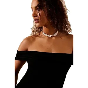NWT Free People FP Beach Kenna One Piece in Black Off-Shoulder Wide Jumpsuit XS thumbnail 4