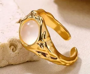 Gold Adjustable Ring with Vintage thumbnail 5